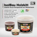 Isolbau - Holz-Spachtelmasse 1 kg - Holzspachtel Holzkitt Außen und Innen - Holz-Reparaturspachtel - Holzreparaturmasse - Holz-Fertigspachtel - Schnelltrocknend