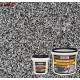 Mosaikputz Buntsteinputz BP 30 (schwarz, grau, weiss) 10 kg Fertigputz Sockelputz + Quarzgrund 1,5 kg