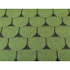 Dachschindeln 2m² Biberschindeln Grün (14 Stk) Schindeln Dachpappe Bitumen