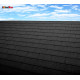 Dachschindeln 1m² Rechteck Form Schwarz (7 Stk) Schindeln Dachpappe Bitumen