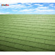 Dachschindeln 6m² Rechteck Form Grün  Schindeln Dachpappe Bitumen