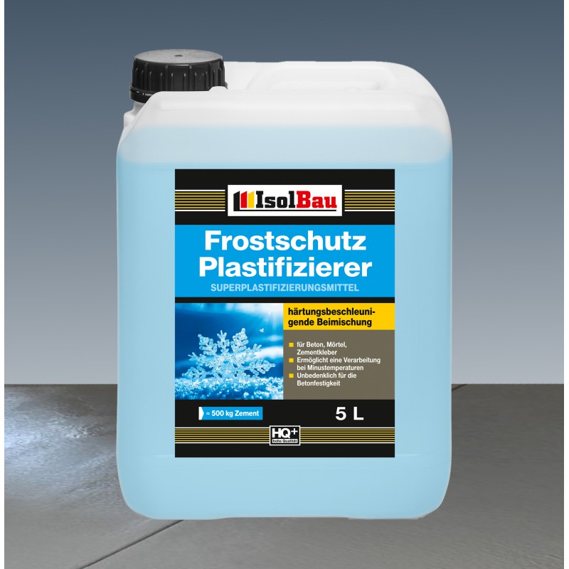 5L Beton-Zusatzmittel Frostschutz Plastifizierer - IsolBau