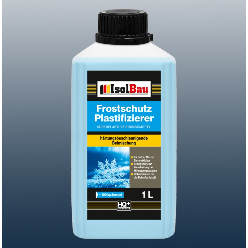 1L Beton-Zusatzmittel Frostschutz Plastifizierer - IsolBau