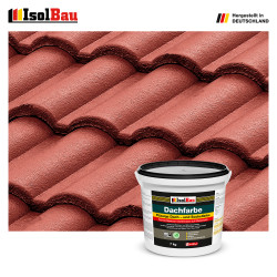 Dachfarbe Sockelfarbe Rustikalrot 7 kg Fassadenfarbe RAL Farbe Polymermembran