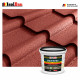 Dachfarbe Sockelfarbe Rustikalrot 7 kg Fassadenfarbe RAL Farbe Polymermembran
