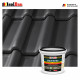 Dachfarbe Sockelfarbe Schwarz 7 kg Fassadenfarbe RAL Farbe Nano Polymermembran