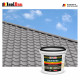 Dachfarbe Betongrau 7 kg Sockelfarbe Fassadenfarbe Dachbeschichtung RAL Farbe