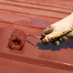 Dachfarbe Betongrau 25kg Sockelfarbe Fassadenfarbe Dachbeschichtung RAL Farbe