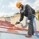 Dachfarbe Rustikalrot 4 kg Sockelfarbe Fassadenfarbe Dachbeschichtung RAL Farbe